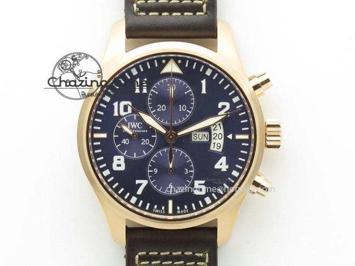 MIROTIME 0412 EasyCare Pilot Chrono IW388001 Real Ceramic ZF 1:1 Best Edition On Black Nylon Strap A 7279